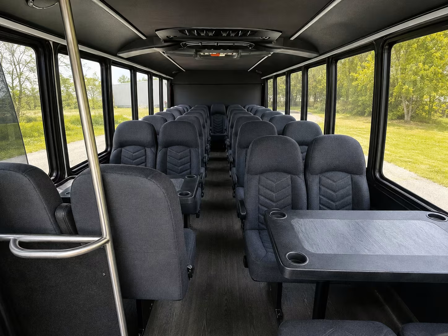 15 passenger minibus interior