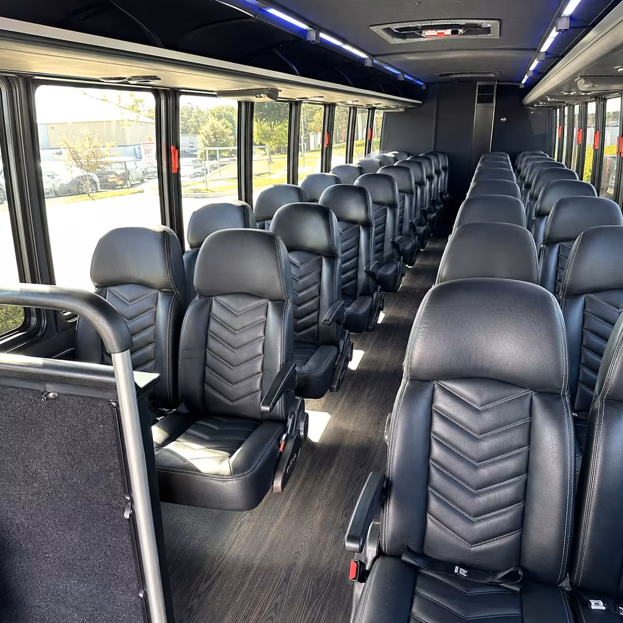 30 passenger minibus inside