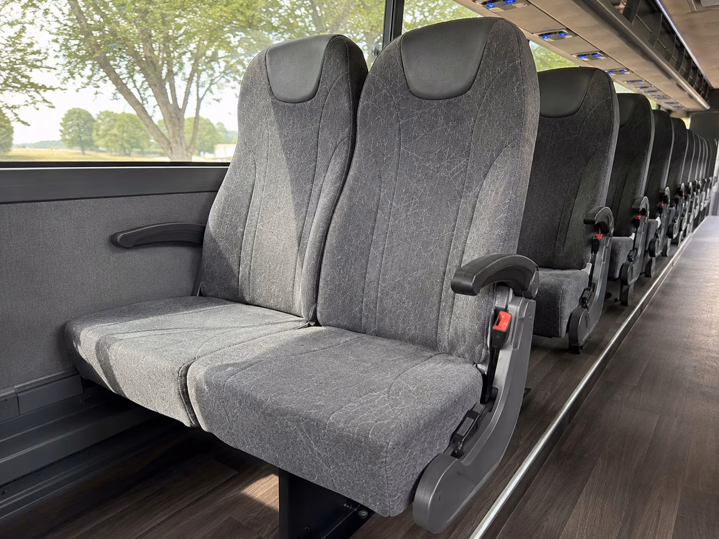 monterey charter bus interior