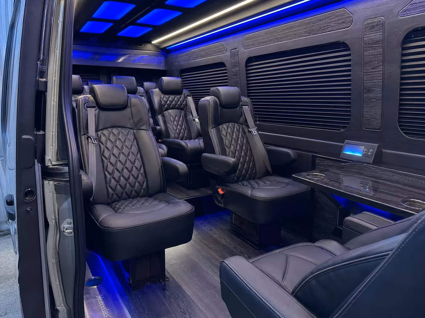 sprinter van transportation for groups and events across monterey