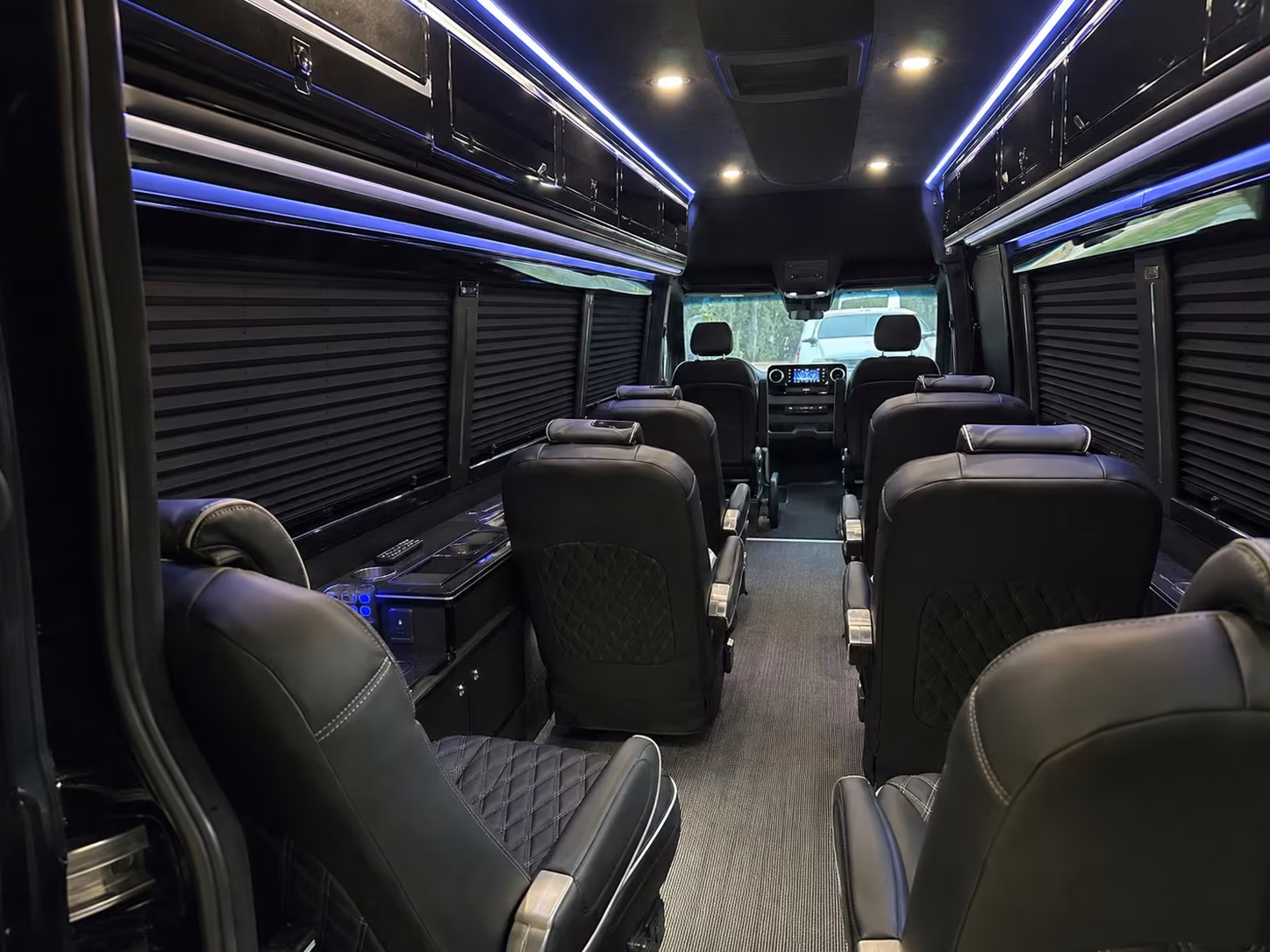 sprinter van with driver interior